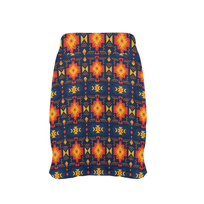 Southwest Pattern Print Design LKS307 17" Golf & Pickleball Skort with Pockets