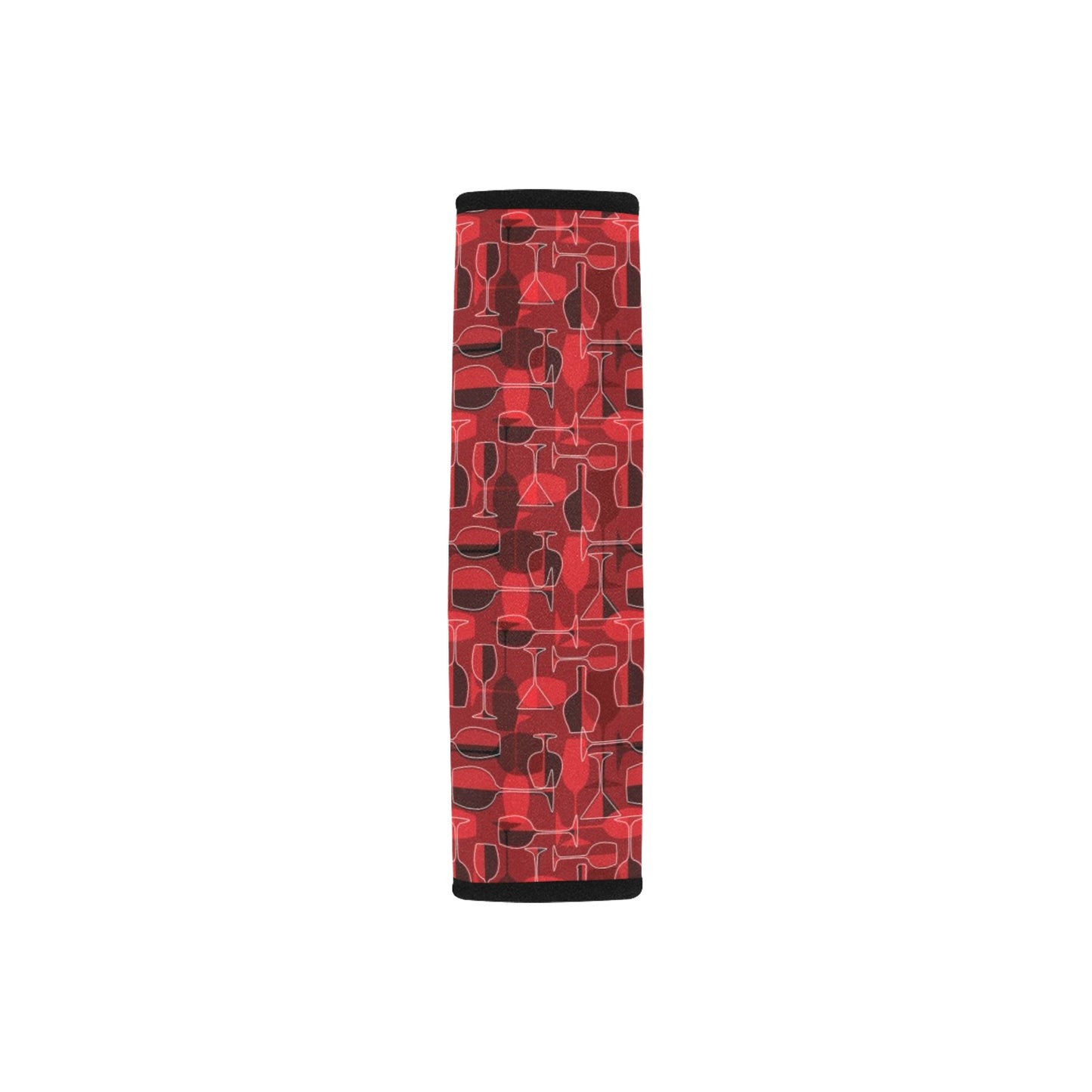 Wine Glass Print Design LKS301 Car Seat Belt Cover