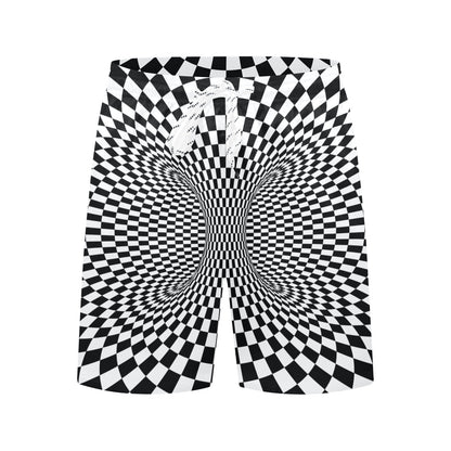Optical illusion Projection Torus Men's Swim Trunks Beach Shorts