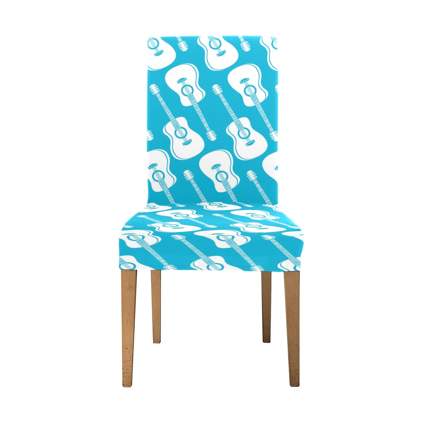 Acoustic Guitar Print Design LKS404 Dining Chair Slipcover