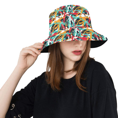 Splatter Print Design LKS304 Unisex Bucket Hat