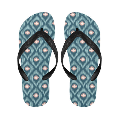 Ikat Print Design LKS402 Flip Flops
