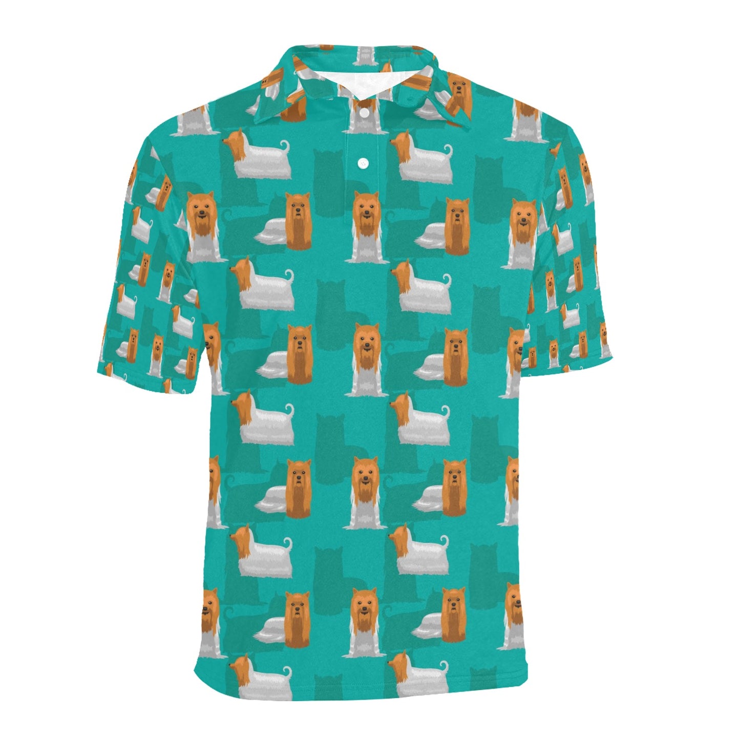Silky Terriers Print Design LKS301 Men Polo Shirt