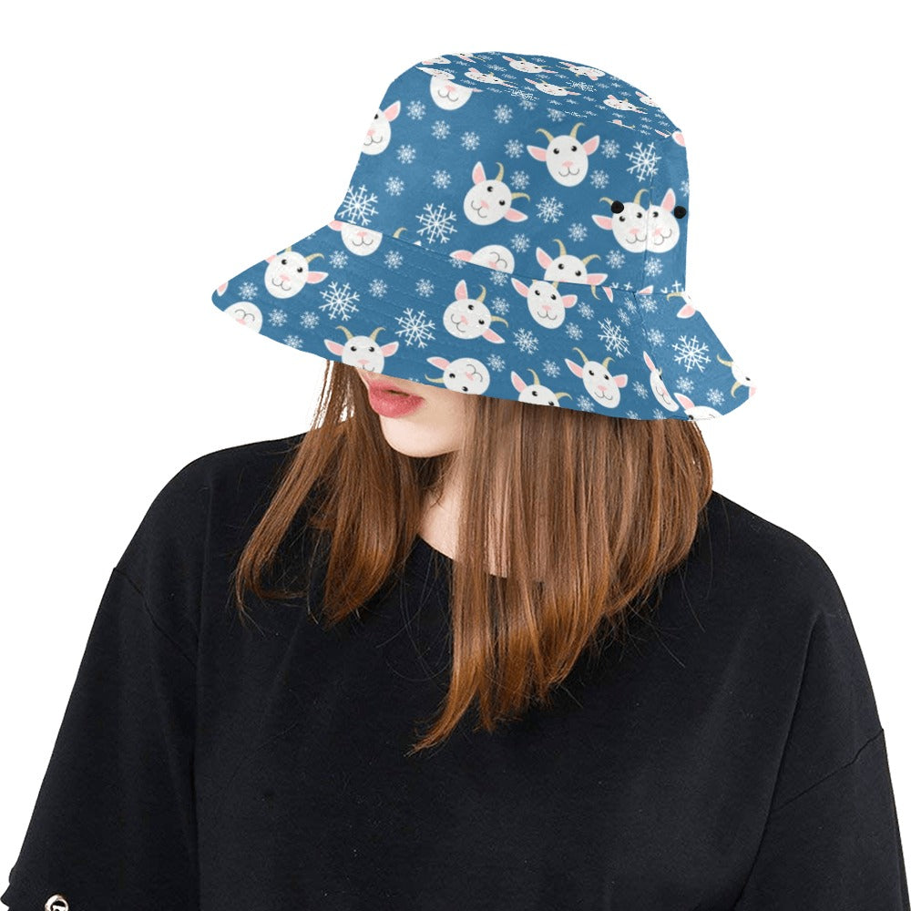 Goat Print Design LKS402 Unisex Bucket Hat