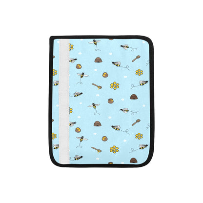 Honey Bee Print Design LKS307 Car Seat Belt Cover