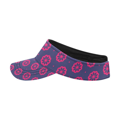 Water Lily Print Design LKS301 Unisex Sun Visor