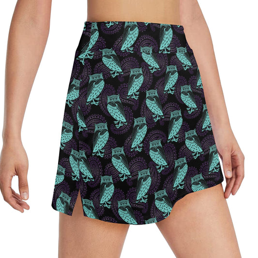 Tribal Pattern Print Design LKS3010 17" Golf & Pickleball Skort with Pockets