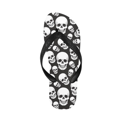 Skull Print Design LKS301 Flip Flops