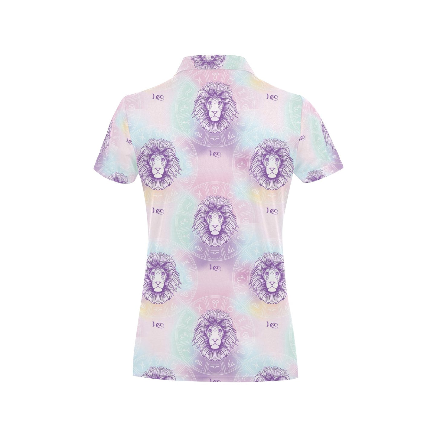 Leo Pattern Print Design 03 Women's Polo Shirt