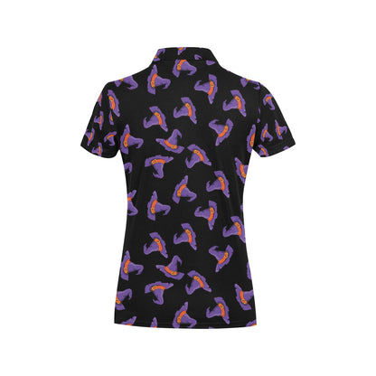 Witch Hat Print Design LKS304 Women's Polo Shirt