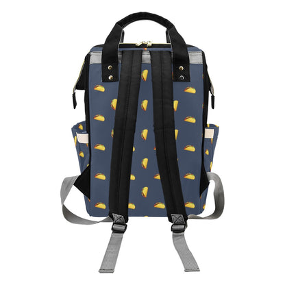 Taco Print Design LKS305 Diaper Bag Backpack