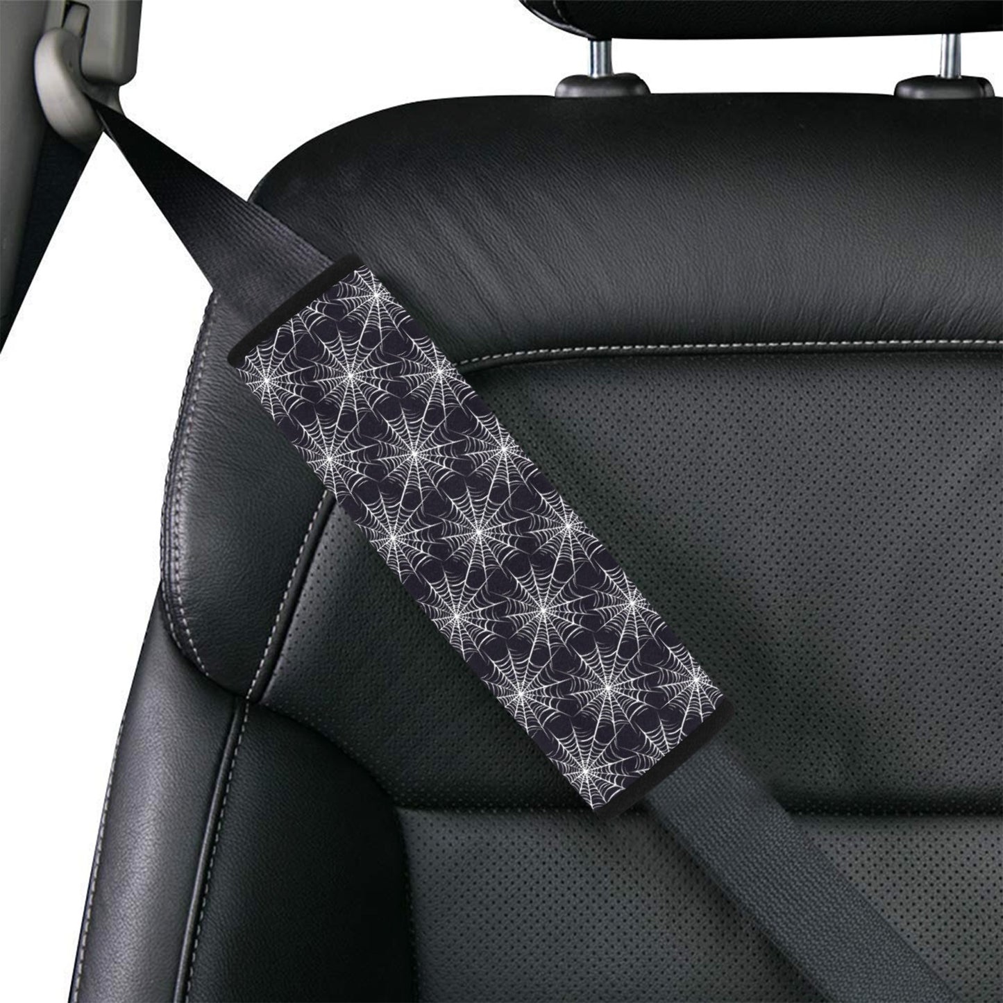 Spider Web Print Design LKS303 Car Seat Belt Cover