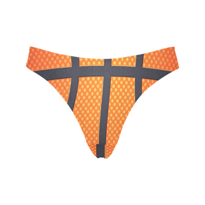 Basketball Texture Print Pattern Women's Thongs