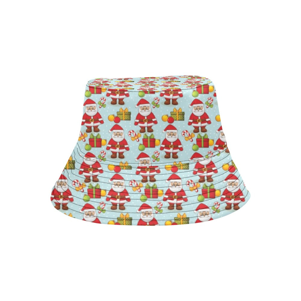 Santa Christmas Themed Print Design LKS303 Unisex Bucket Hat