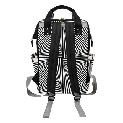 Vortex Print Design LKS302 Diaper Bag Backpack