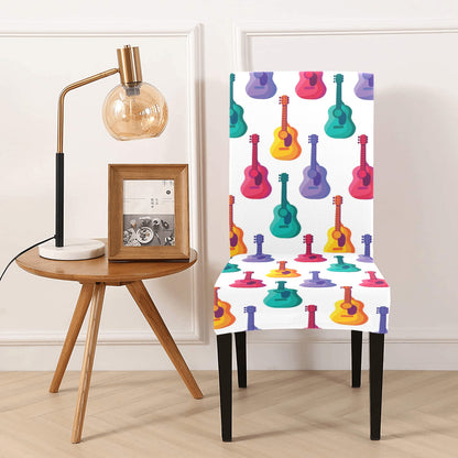 Acoustic Guitar Print Design LKS406 Dining Chair Slipcover