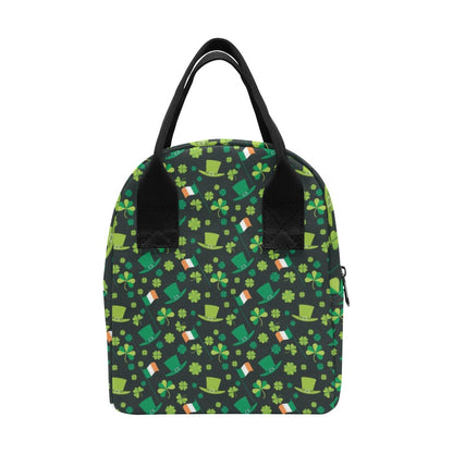 Shamrock Saint Patrick's Day Print Design LKS304 Insulated Lunch Bag