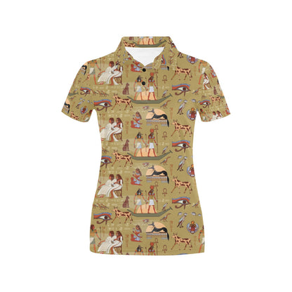 Ancient Greek Classic Pattern Design LKS305 Women's Polo Shirt