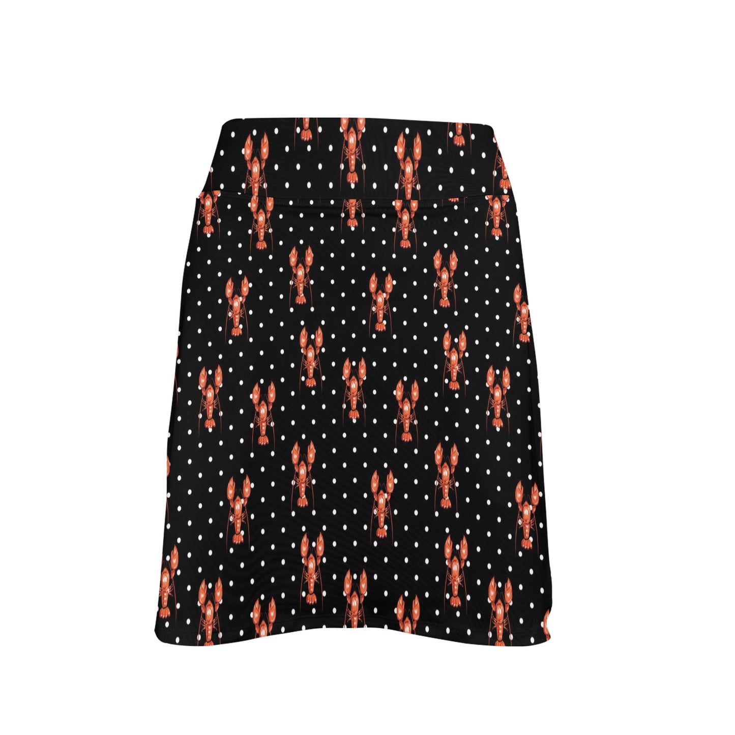 Lobster Print Design LKS401 17" Golf & Pickleball Skort with Pockets