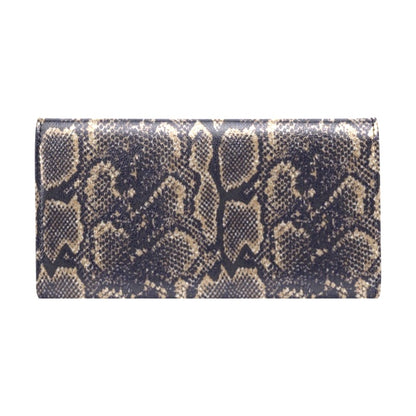 Snake Skin Pattern Print Women's Trifold Wallet
