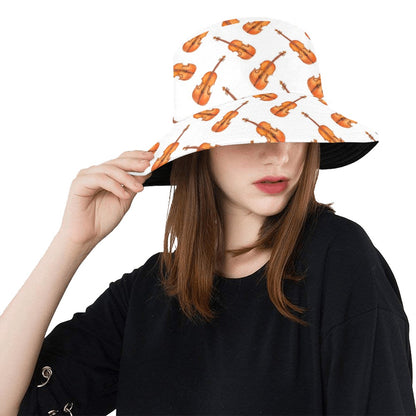 Violin Print Design LKS401 Unisex Bucket Hat