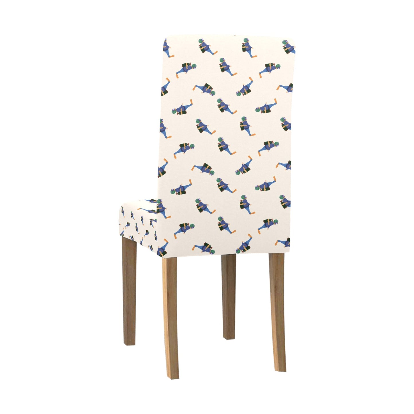 Scuba Driver Print Design LKS301 Dining Chair Slipcover