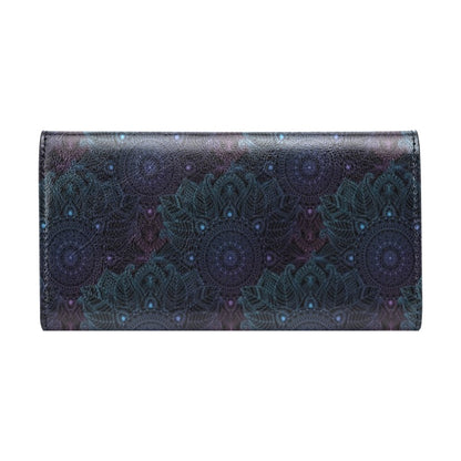 Boho Floral Mandala Women's Trifold Wallet