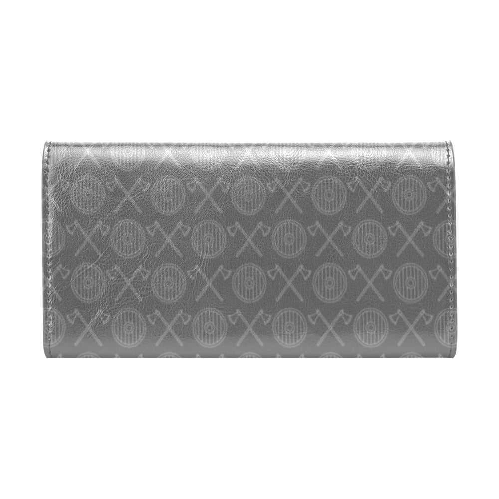 Vikings Print Design LKS303 Women's Trifold Wallet