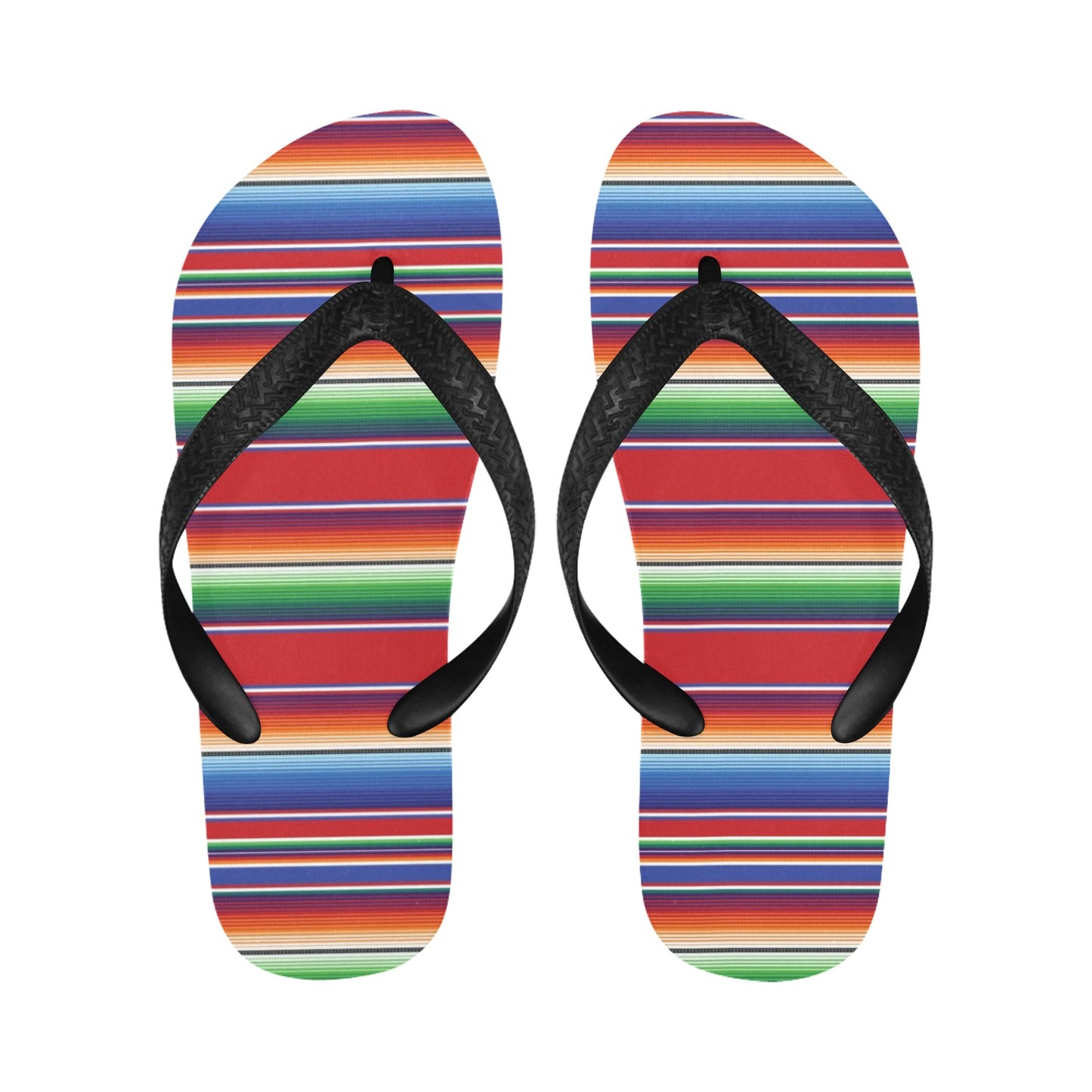 Serape Print Design LKS304 Flip Flops