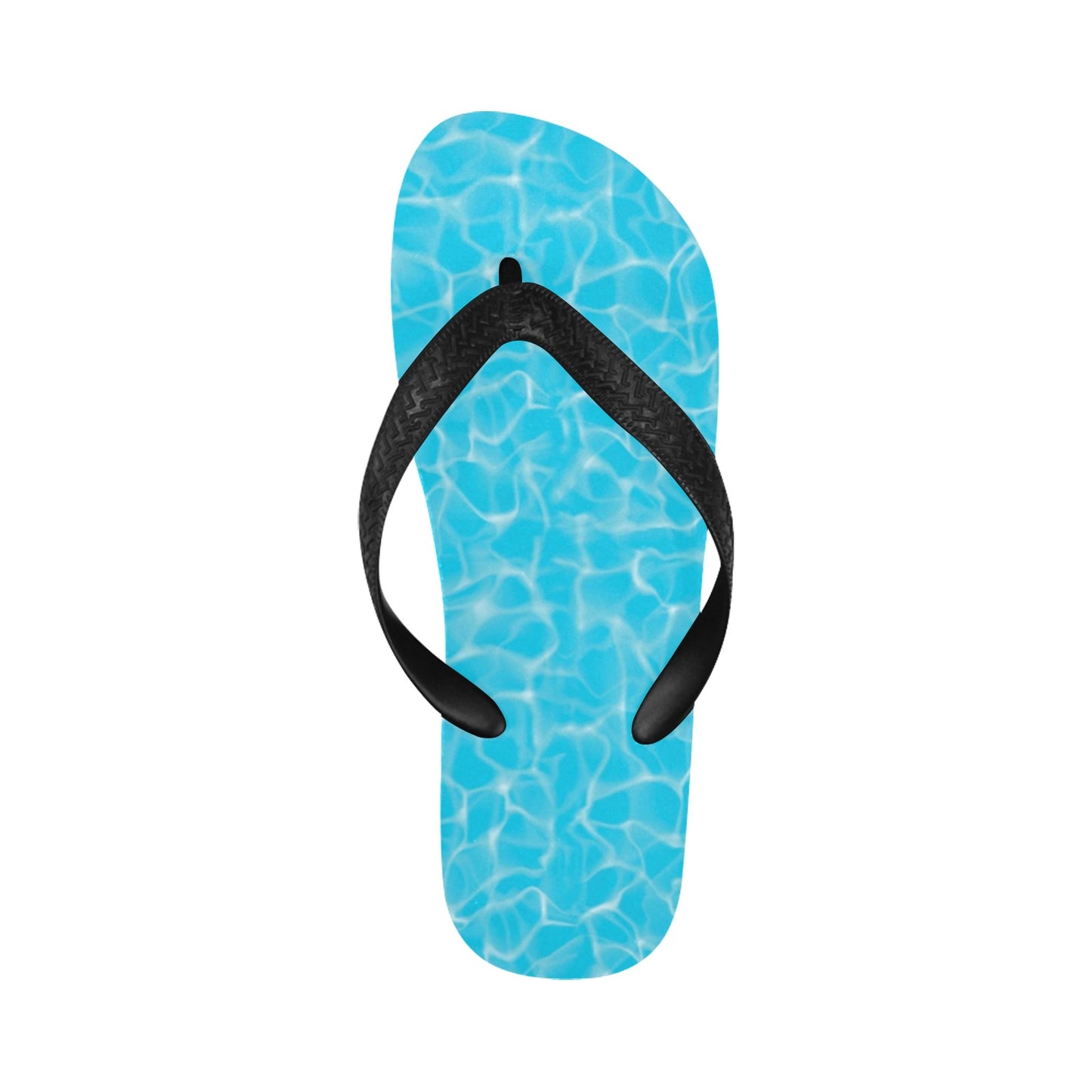 Swimming Pool Texture Print Design LKS301 Flip Flops