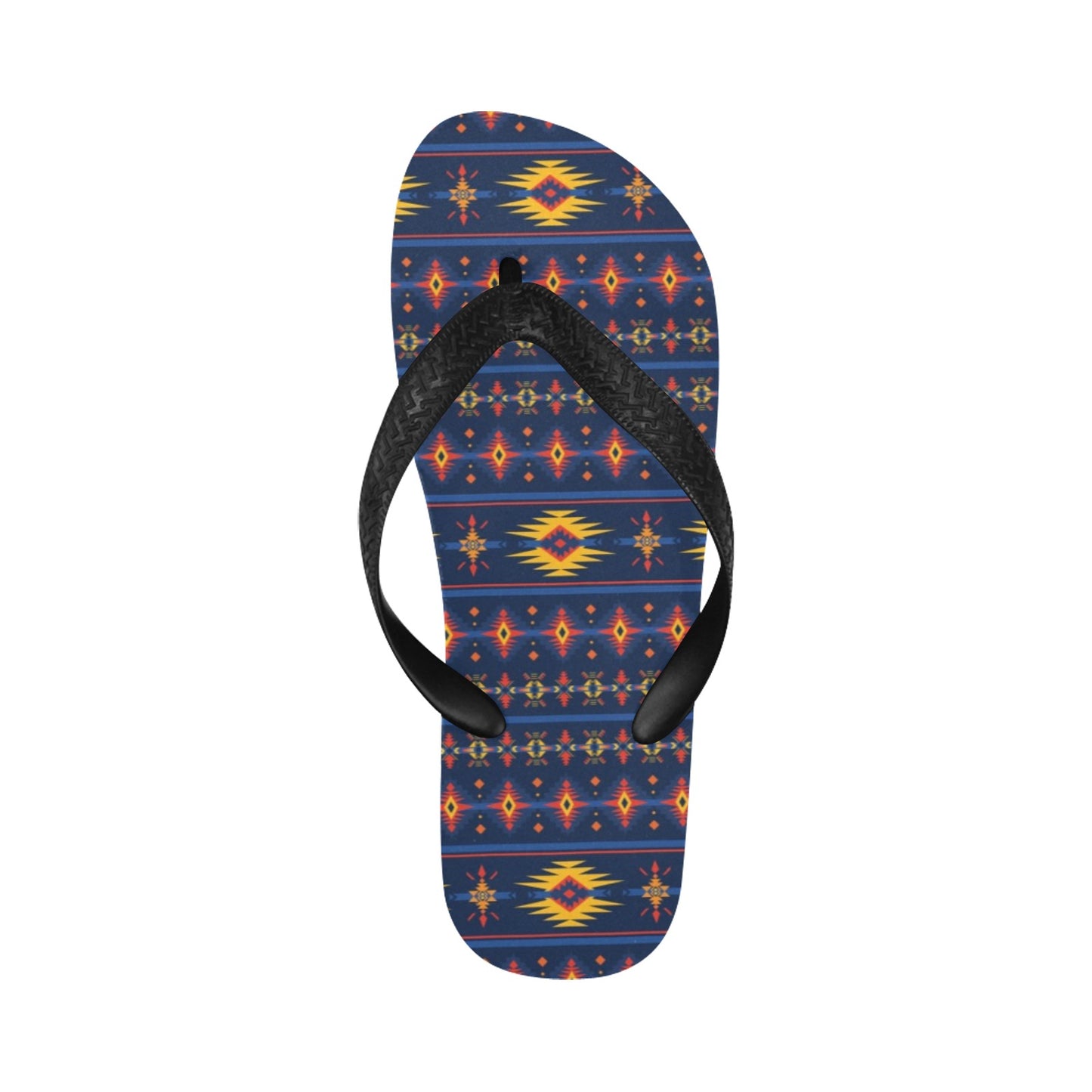 Southwest Pattern Print Design LKS306 Flip Flops