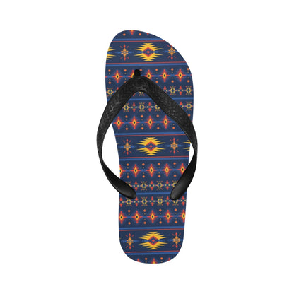 Southwest Pattern Print Design LKS306 Flip Flops