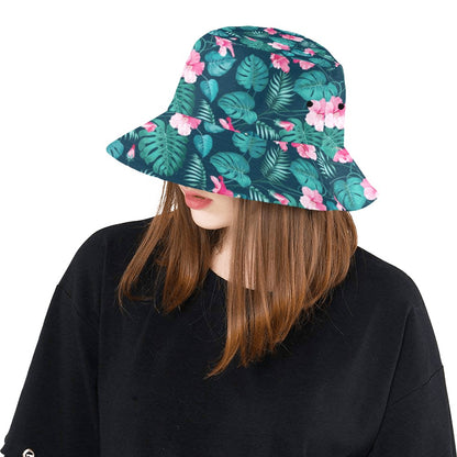 Summer Floral Print Design LKS301 Unisex Bucket Hat
