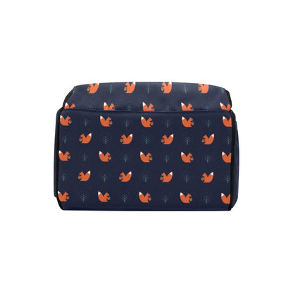 Squirrel Print Design LKS303 Diaper Bag Backpack