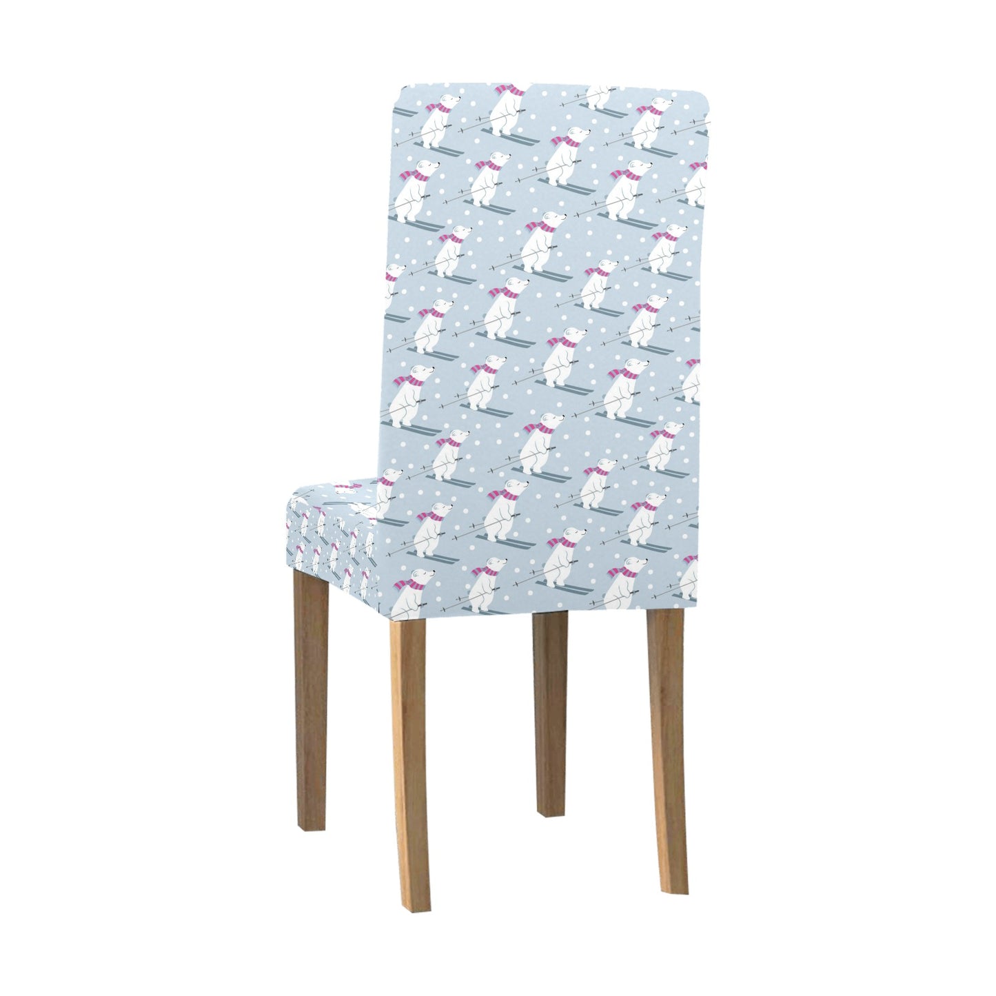 Ski Print Design LKS307 Dining Chair Slipcover