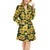 Sunflower Print Design LKS302 Women's Fleece Robe