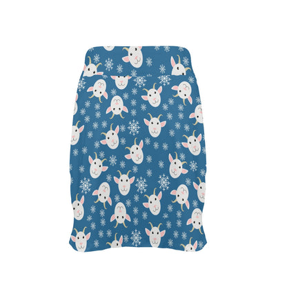 Goat Print Design LKS402 17" Golf & Pickleball Skort with Pockets