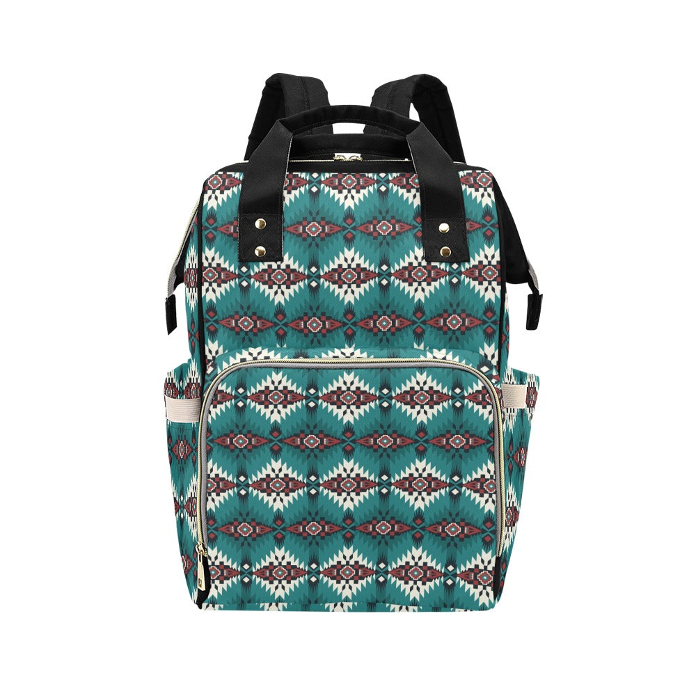 Southwest Pattern Print Design LKS308 Diaper Bag Backpack