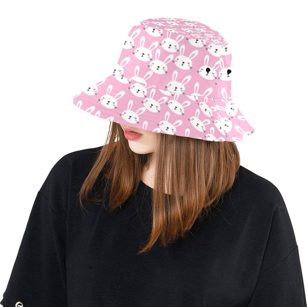 Rabbit Print Design LKS401 Unisex Bucket Hat