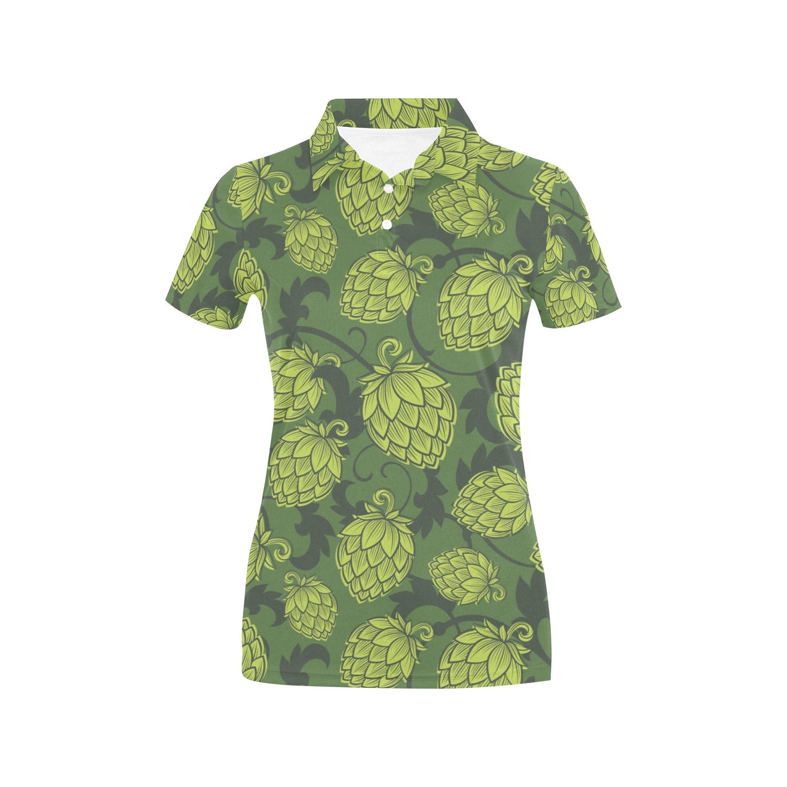 Hope Pattern Print Design 02 Women's Polo Shirt