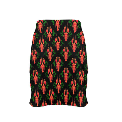 Lobster Print Design LKS403 17" Golf & Pickleball Skort with Pockets