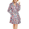 Suzani Print Design LKS304 Women's Fleece Robe