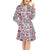 Suzani Print Design LKS304 Women's Fleece Robe