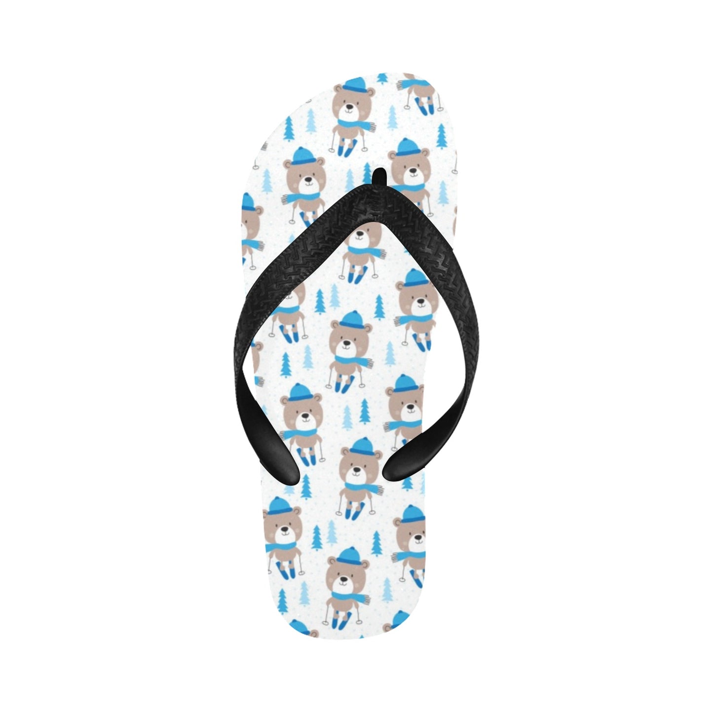 Ski Print Design LKS306 Flip Flops