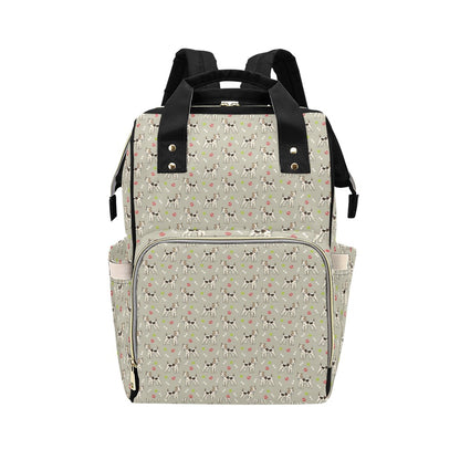 Toy Fox Terriers Print Design LKS301 Diaper Bag Backpack