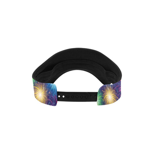 Firework Colorful Print Design LKS301 Unisex Sun Visor