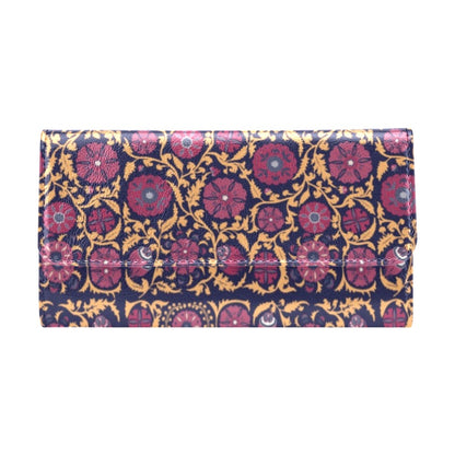 Suzani Print Design LKS303 Women's Trifold Wallet