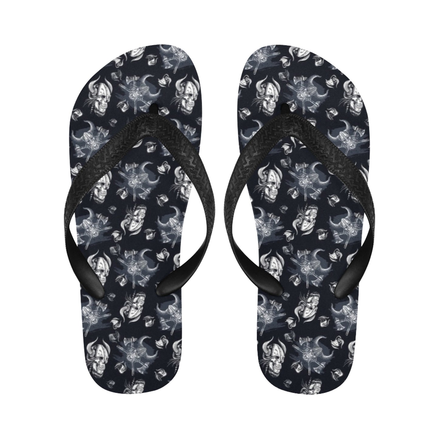 Vikings Print Design LKS304 Flip Flops
