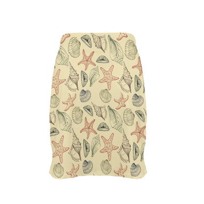 Seashell Print Design LKS305 17" Golf & Pickleball Skort with Pockets
