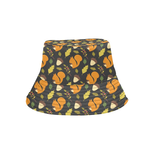 Squirrel Print Design LKS301 Unisex Bucket Hat